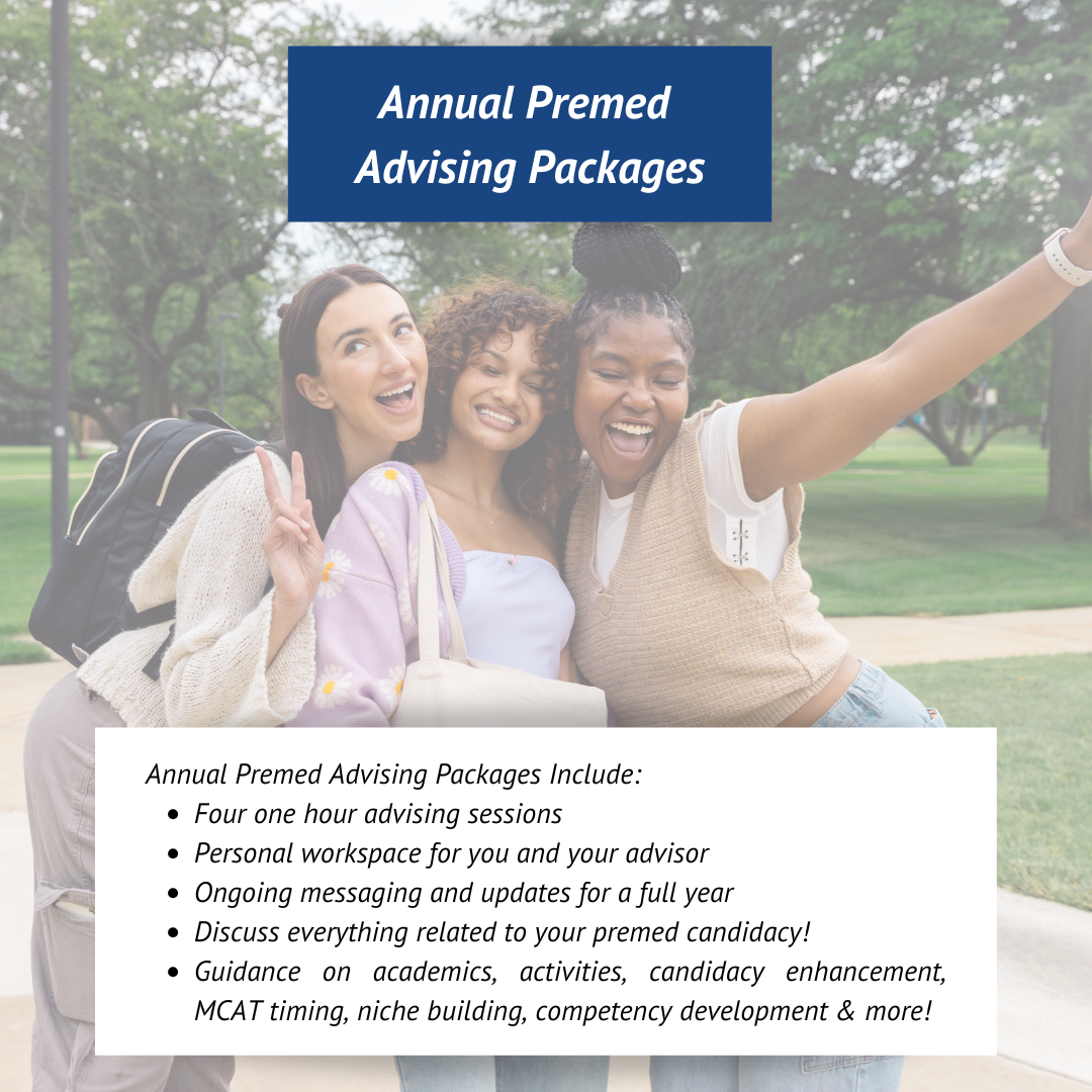 Premed Annual Advising Packages